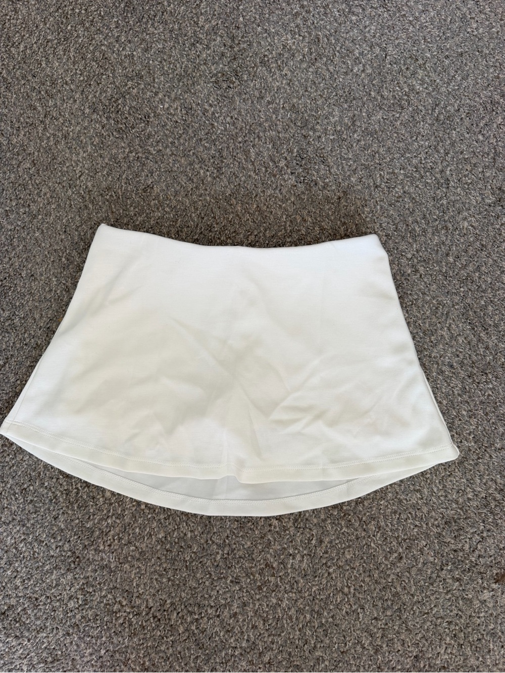 Women’s White A-Line Mini Skirt